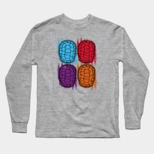 Turtle Shell Pattern Long Sleeve T-Shirt